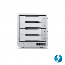 CalDigit 加州数位 T4 Thunderbolt™ 3 雷电3 RAID5磁盘阵列 32TB 